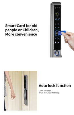 Glomarket Outdoor Elektrische Schlüssellose 3D-Gesichtserkennung Tuya Digitale Passwortkarte Türschloss Wasserdicht Fingerabdruck Smart Lock