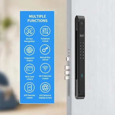 Glomarket Außenwasserdicht Ip68 Digital Elektronische Tuya Smart Schlösser Fingerabdruck Aluminium Stahl Gleitglas Türschloss