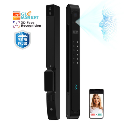 Glomarket Außenwasserdicht Ip68 Digital Elektronische Tuya Smart Schlösser Fingerabdruck Aluminium Stahl Gleitglas Türschloss