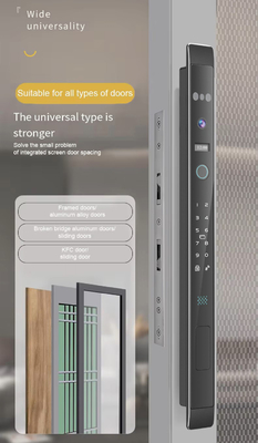Glomarket Automatisches 3D-Gesichts-Smart Lock mit Kamera-Sicherheit Biometrischer Fingerabdruck Schiebetür Tuya Smart Door Lock