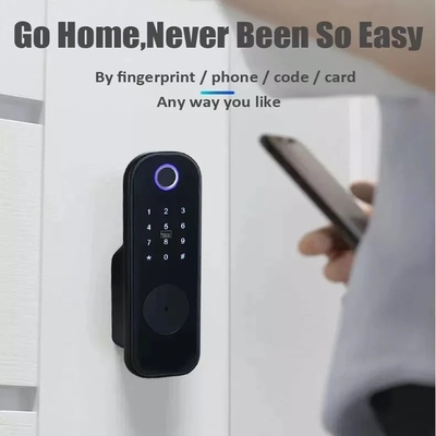 Glomarket Apartment Tuya Smart Door Lock Anti-Diebstahl Digital Passwort Ttlock App Control Gate Doppel Smart Rim Fingerabdruck Schloss