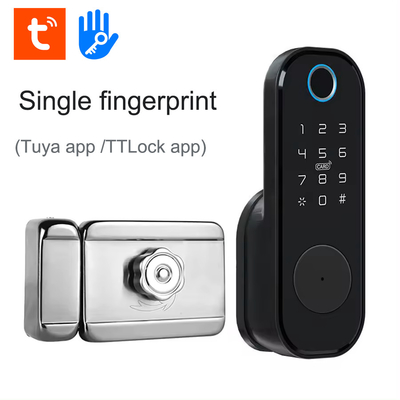 Glomarket Apartment Tuya Smart Door Lock Anti-Diebstahl Digital Passwort Ttlock App Control Gate Doppel Smart Rim Fingerabdruck Schloss