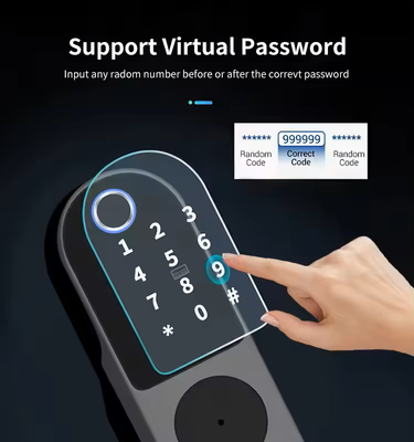 Glomarket Tuya Wasserdichtes digitales TTLock Fernschließen Doppelseitiges Fingerabdruck-Smart Lock