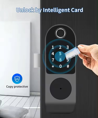 Glomarket Tuya Wasserdichtes digitales TTLock Fernschließen Doppelseitiges Fingerabdruck-Smart Lock
