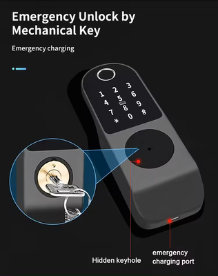 Glomarket Tuya Wasserdichtes digitales TTLock Fernschließen Doppelseitiges Fingerabdruck-Smart Lock
