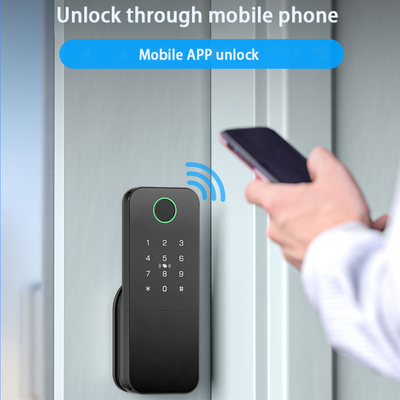 Glomarket Outdoor Elektronische Smart Fingerabdruck Passwort Digitales Schloss Tuya Ttlock Smart Türschloss