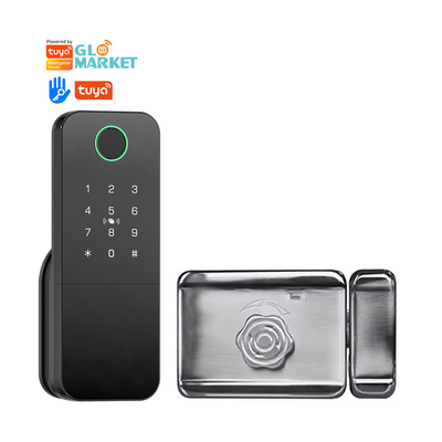 Glomarket Outdoor Elektronische Smart Fingerabdruck Passwort Digitales Schloss Tuya Ttlock Smart Türschloss