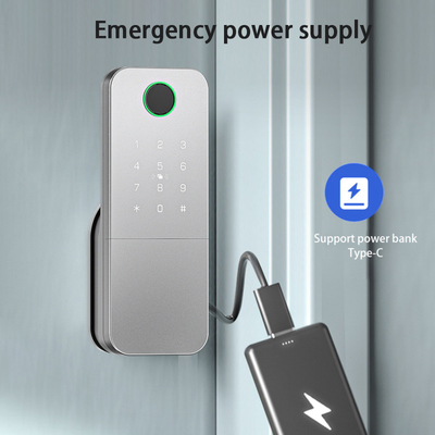 Glomarket Outdoor Elektronische Smart Fingerabdruck Passwort Digitales Schloss Tuya Ttlock Smart Türschloss