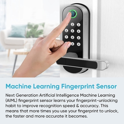 Glomarket Smart Home Security Digital Lock Tuya Wifi Schlüsselloser Fingerabdruck Biometrisches intelligentes Türschloss