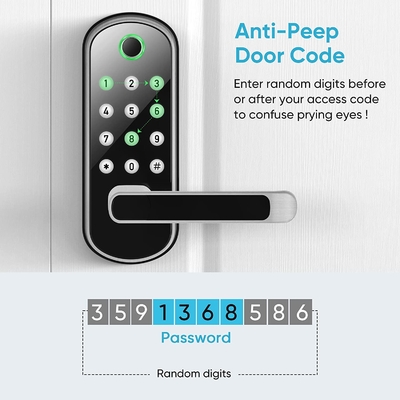 Glomarket Smart Home Security Digital Lock Tuya Wifi Schlüsselloser Fingerabdruck Biometrisches intelligentes Türschloss