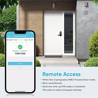 Glomarket Smart Home Security Digital Lock Tuya Wifi Schlüsselloser Fingerabdruck Biometrisches intelligentes Türschloss