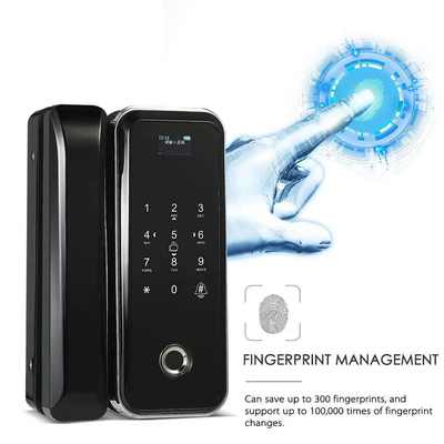 Glomarket Smart Tuya Wifi Glas Türschloss Fingerabdruck Digitale Tastatur Passwort Schloss Intelligente Verknüpfung Fernentriegelung