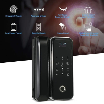 Glomarket Smart Tuya Wifi Glas Türschloss Fingerabdruck Digitale Tastatur Passwort Schloss Intelligente Verknüpfung Fernentriegelung