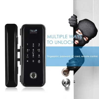 Glomarket Smart Tuya Wifi Glas Türschloss Fingerabdruck Digitale Tastatur Passwort Schloss Intelligente Verknüpfung Fernentriegelung