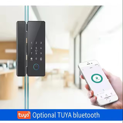 Glomarket Tuya Smart Glass Door Lock Biometrische Fingerabdrücke BLE Smart Electronic Lock Für Büro Glas Tür