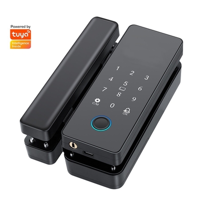 Glomarket Tuya Smart Glass Door Lock Biometrische Fingerabdrücke BLE Smart Electronic Lock Für Büro Glas Tür