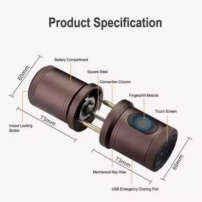 Glomarket New Style Tuya App Control Smart Lock Tür Fingerabdruck Passwort Zuhause Hotel Wohnung Elektronische Smart Door Knob Lock