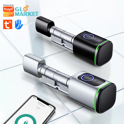 Glomarket Home Smart Door Lock Ttlock Smart Fingerprint Card Key Unlock Verstellbarer Zylinder Euro Smart Lock Tuya App Türschloss