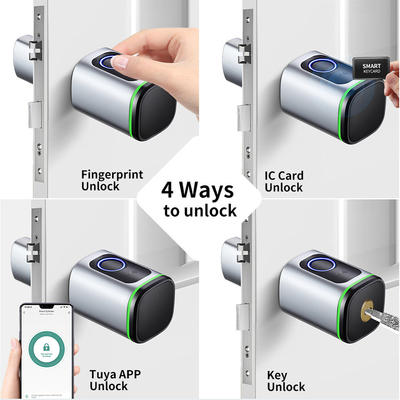 Glomarket Home Smart Door Lock Ttlock Smart Fingerprint Card Key Unlock Verstellbarer Zylinder Euro Smart Lock Tuya App Türschloss