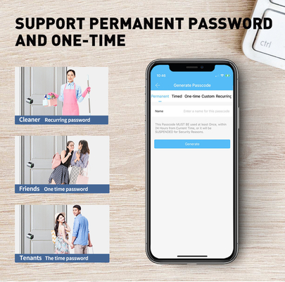 Glomarket Tuya Ttlock Smart Digital Keyless Türschloss Zylinder Kombination Passwort &amp; Karte Elektronische Schloss Zylinder Smart Lock