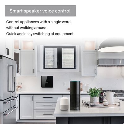 Glomarket Smart EU/UK 1-4Gang Wandschalter WIFI/Zigbee Glass Panel Lichtschalter Tuya Smart Switch mit Google Alexa