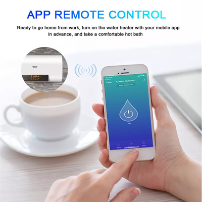 Glomarket Tuya Smart Glass Touch Button Wifi Smart Boiler Switch Alexa Sprachsteuerung EU-Standard-Wasserheizschalter