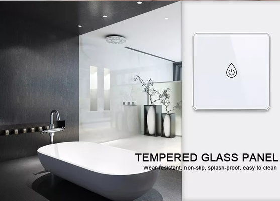 Glomarket Tuya Smart Glass Touch Button Wifi Smart Boiler Switch Alexa Sprachsteuerung EU-Standard-Wasserheizschalter
