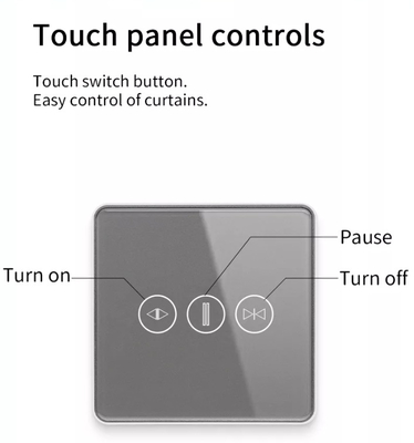 Intelligenter Vorhangschalter WiFi/Zigbee Sprachsteuerung Google Assistant Smart EU Standard Touchscreen Schalter APP Garagentürschalter