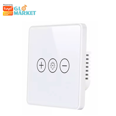 Intelligenter Schalter-drahtloses Glas-Crystal Panel Touch Wall Smart-Schalter-Dimmer-Wi-Filicht Glomarket Tuya Wifi für Smart Home