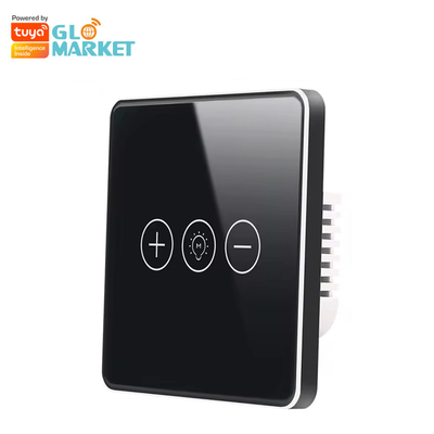 Intelligenter Schalter-drahtloses Glas-Crystal Panel Touch Wall Smart-Schalter-Dimmer-Wi-Filicht Glomarket Tuya Wifi für Smart Home