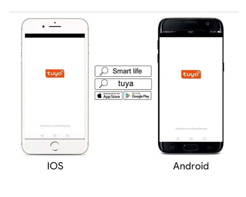 Glomarket Smart Home Fernbedienung mit Sprachsteuerung Berührungsplatte Warmwasserbereiter Schalter Tuya Wireless Wifi Boiler Schalter