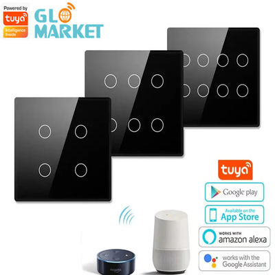 Glomarket Smart Wifi Brasilien 118*124 Schalter Arbeiten mit Google Alexa Assistant Tuya Smart Light Switch für Zuhause