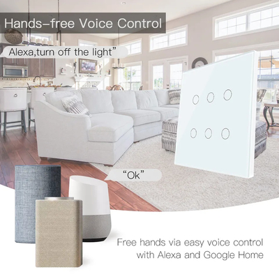 Glomarket Smart Wifi Brasilien 118*124 Schalter Arbeiten mit Google Alexa Assistant Tuya Smart Light Switch für Zuhause
