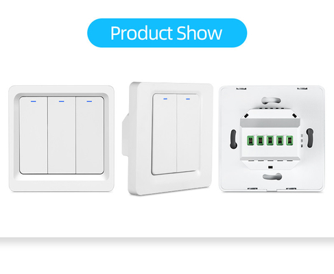 Glomarket Tuya WiFi Zigbee Smart Light Switch Schaltknopf Wandschalter 1/2/3 Gang Arbeit mit Alexa Google Home