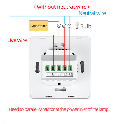 Glomarket Tuya WiFi Zigbee Smart Light Switch Schaltknopf Wandschalter 1/2/3 Gang Arbeit mit Alexa Google Home