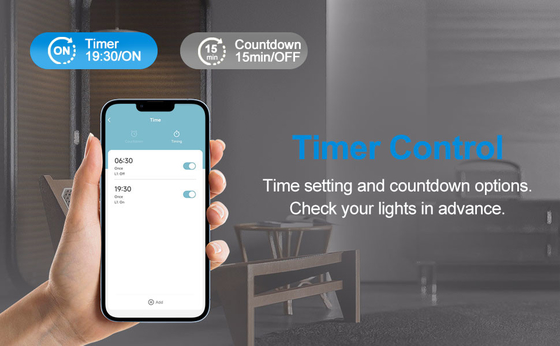 Glomarket Tuya Wifi Smart Wall Light Switch 1/2/3 Gang Unterstützung Sprach/App/Touch Control mit Temperaturbildschirm