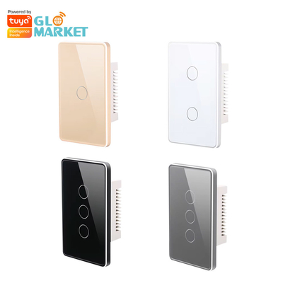 Glomarket Tuya Smart Switch Wifi US Elektrischer Wandschalter Google Home Alexa Lichtlampe Touch Switch App Steuerung