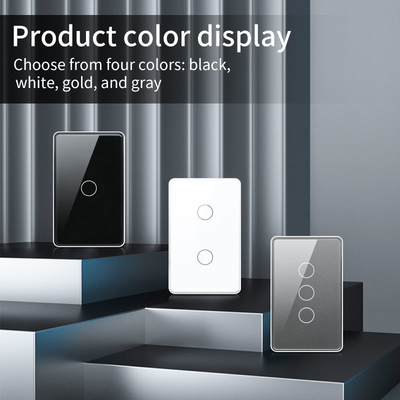 Glomarket Tuya Smart Switch Wifi US Elektrischer Wandschalter Google Home Alexa Lichtlampe Touch Switch App Steuerung