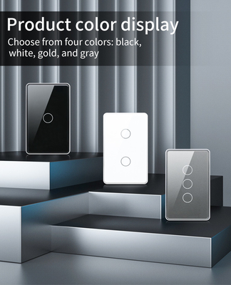 Glomarket Tuya Smart Switch Wifi US Elektrischer Wandschalter Google Home Alexa Lichtlampe Touch Switch App Steuerung