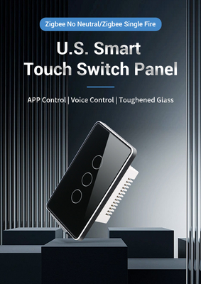 Glomarket Tuya Smart Switch Wifi US Elektrischer Wandschalter Google Home Alexa Lichtlampe Touch Switch App Steuerung