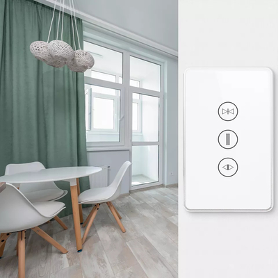 Glomarket wir Standard-Vorhang-Schalter-Noten-Knopf-Sprachsteuerintelligenter Fensterladen-Schalter Alexa Google Home Tuya Wifi intelligentes