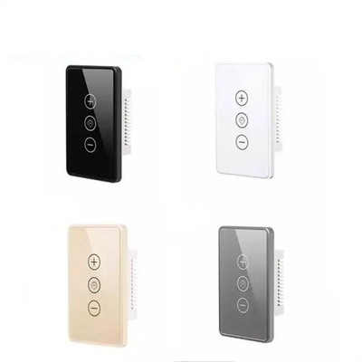 Glomarket Digital Smart Switch Licht Wifi Dimmer Wireless Glass Touch Wandlicht Schalter Panel Tuya Fernbedienung mit Alexa