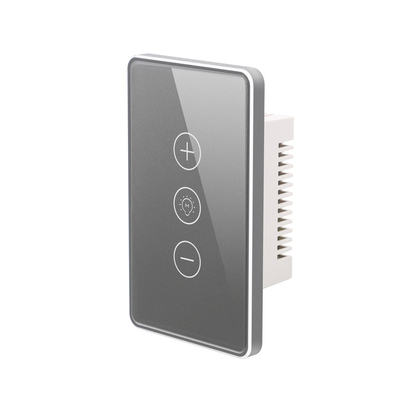 Glomarket Digital Smart Switch Licht Wifi Dimmer Wireless Glass Touch Wandlicht Schalter Panel Tuya Fernbedienung mit Alexa