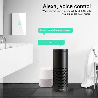 Glomarket Tuya Wifi Smart Heater Switch APP Fernbedienung US Boiler Touch Switch mit Alexa Google für Smart Home