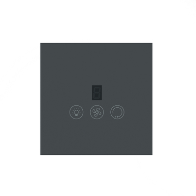 Glomarket Tuya Wifi Smart Fan Switch Tuya Smart Switch Lüftergeschwindigkeit Licht Ein- und Ausschalten Sprachsteuerung Steuerschalter EU / US-Standard
