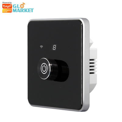 Glomarket Smart Home Dimmer Schalter Tuya Zigbee Sprachsteuerung Knopf Dimming Helligkeit mit Digital Display anpassen