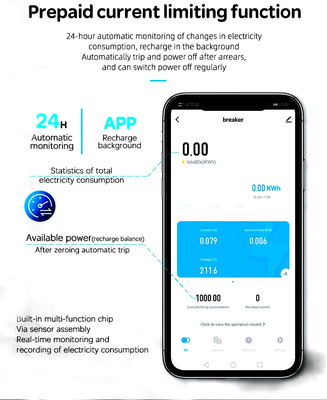 Glomarket Wifi-Schaltkreislaufschalter Smart Switch Tuya Smart 1p 2p 3p 4p Smart Home System Elektrischer Schaltkreislauf 4P MCB-Schaltkreislaufschalter