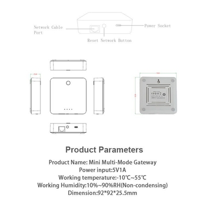 Glomarket Tuya Wifi Zigbee 3.0 Ganz Haus Home Linkage Zentrale Steuerung Mobiltelefon App Fernbedienung Smart Wired Gateway