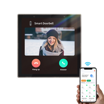 Glomarket Tuya Smart 4-Zoll Multi-Funktion Touch-Bildschirm-Steuerung Alexa Stimme Zigbee Zentralsteuerung
