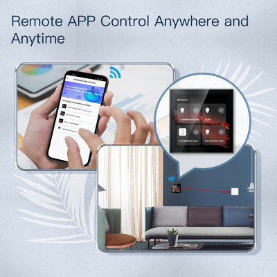 Glomarket Tuya Smart 4-Zoll Multi-Funktion Touch-Bildschirm-Steuerung Alexa Stimme Zigbee Zentralsteuerung